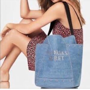 Victoria’s Secret blue tote bag . New. No tags